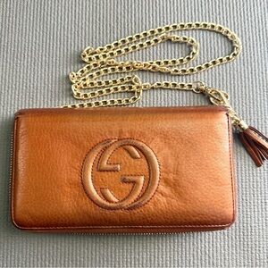 Gucci Long Wallet with Chain